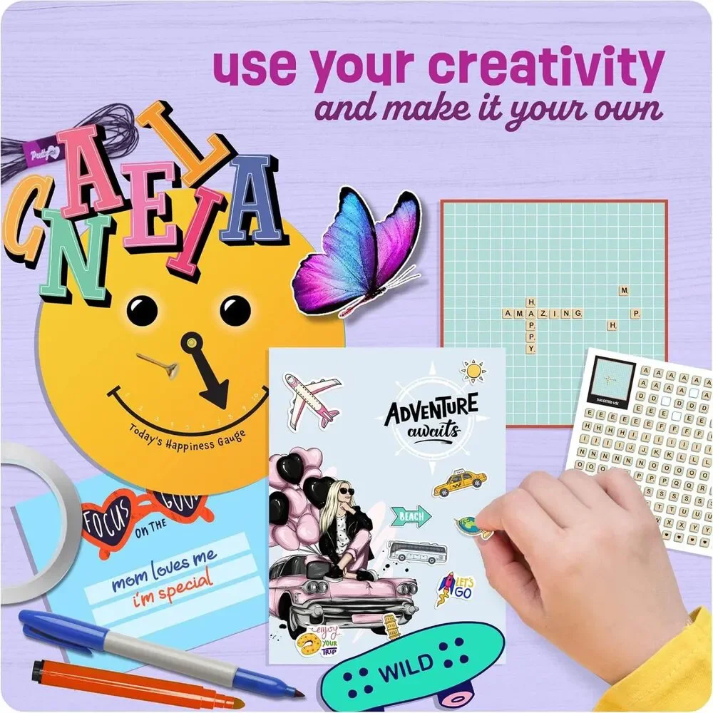 Pretty Me Wall Collage Kit - Arts Craft Gift Idea Teens Creative Crafts Kits